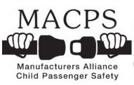 This the Manufacturers Alliance for Child Passenger Safety logo.